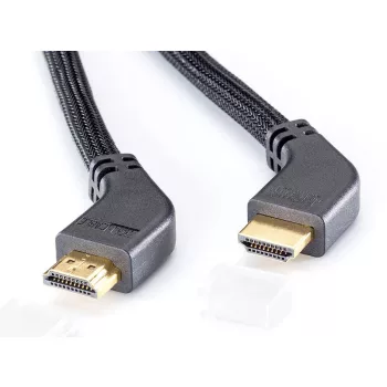  Eagle Cable DELUXE High Speed HDMI 2.0b 4K kábel döntött csatlakozóval, 1,6 m