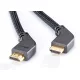 Eagle Cable DELUXE High Speed HDMI 2.0b 4K kábel döntött csatlakozóval, 1,6 m