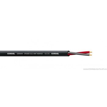 CORDIAL CLS 215 PRO HANGSZÓRÓ KÁBEL MÉTERRE 1,5 MM2