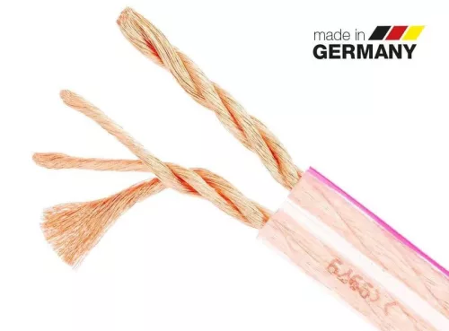 Eagle Cable CALYPSO II hangsugárzó kábel, átlátszó, folyóméter, 2,50 mm, 150 m-es guriga