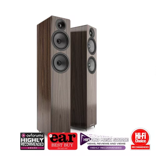 Acoustic Energy AE109 mkII - sztereó álló hangfalpár  dió színben