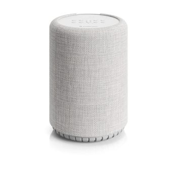   Audio Pro G10 vezeték nélküli multiroom hangszóró Google Assistant hangvezérléssel, világos szürke