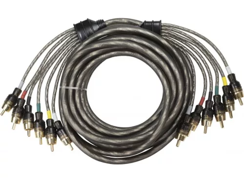 AUDIO SYSTEM Z-EVO 5,0-6 RCA KÁBEL 5 MÉTER 6 CSATORNÁS