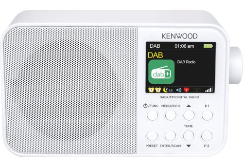 KENWOOD CR-M30DAB-W HORDOZHATÓ RÁDIÓ - FEHÉR