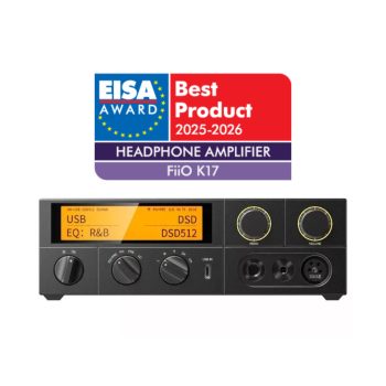 FiiO K17 EISA DÍJAS ASZTALI DAC + AMP - FEKETE