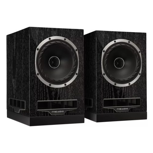 Fyne Audio F500S hangfalpár polcra állványra - fekete tölgy