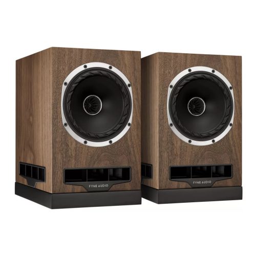 Fyne Audio F500S hangfalpár polcra állványra - dió