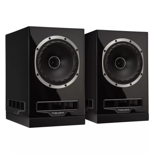 Fyne Audio F500S hangfalpár polcra állványra - LAKK FEKETE