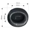 FiiO HS-FT1A bőr fülpárna FT1 fejhallgatóhoz