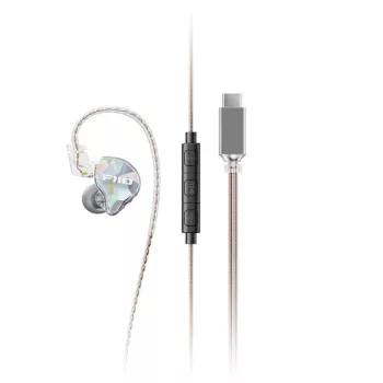 FiiO JD10-TC fülhallgató - átlátszó (USB-C)