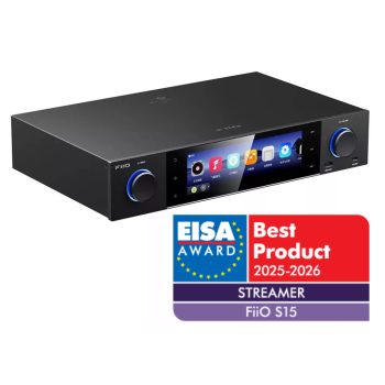 FiiO S15 EISA DÍJAS ASZTALI STREAMER DAC AMP - FEKETE