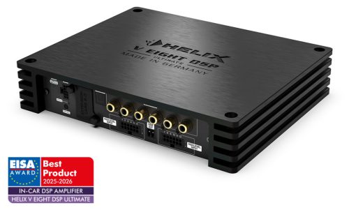 HELIX NEXT V EIGHT DSP ULTIMATE AUTÓHIFI 8 CSATORNÁS DSP ERŐSÍTŐ EISA DÍJ