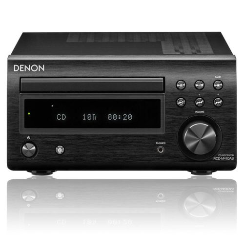 DENON RCD-M41 DAB+ CD LEJÁTSZÓ DAB RÁDIÓERŐSÍTŐ FEKETE