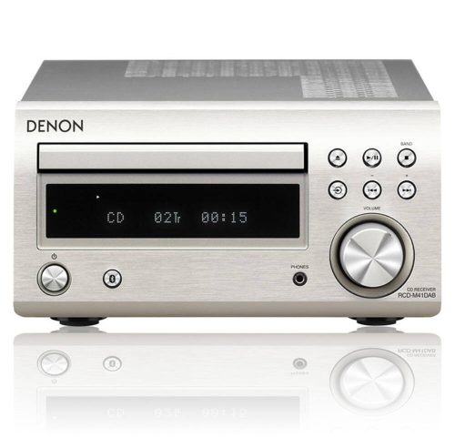 DENON RCD-M41 DAB+ CD LEJÁTSZÓ DAB RÁDIÓERŐSÍTŐ PRÉMIUM EZÜST