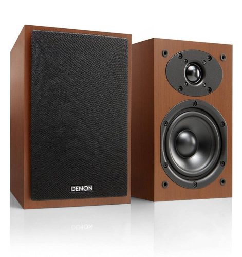 DENON SC-M41 CHERRY CSERESZNYEFA HÁTTÉRSUGÁRZÓ POLC-HANGFAL PÁR