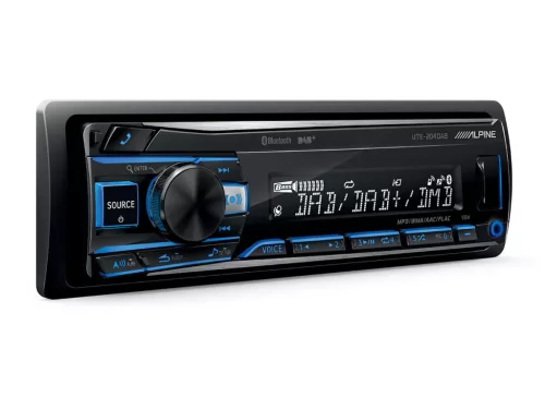 ALPINE UTE-204DAB Rádió USB bemenettel és Bluetooth funkcióval