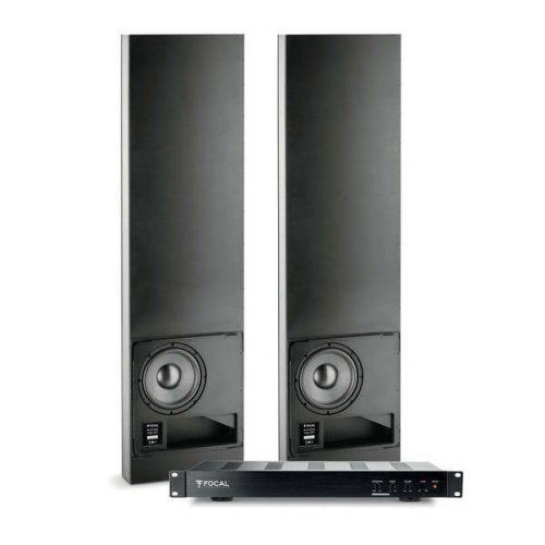 FOCAL 2 x 100 IWSUB8 + AMPLIFIER FALBA ÉPÍTHETŐ MÉLYNYOMÓ+ERŐSÍTŐ SZETT