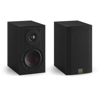   DALI OPTICON 1 MK2 BLACK SATIN HÁTTÉRSUGÁRZÓ POLC HANGFAL PÁR