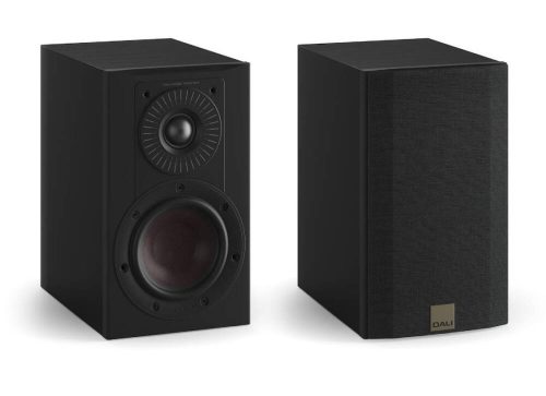 DALI OPTICON 1 MK2 BLACK SATIN HÁTTÉRSUGÁRZÓ POLC HANGFAL PÁR
