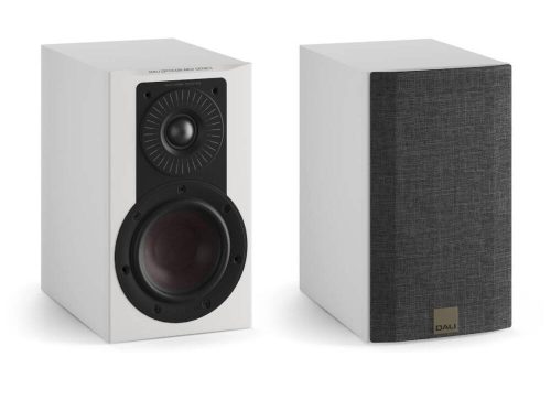 DALI OPTICON 1 MK2 WHITE SATIN HÁTTÉRSUGÁRZÓ POLC HANGFAL PÁR