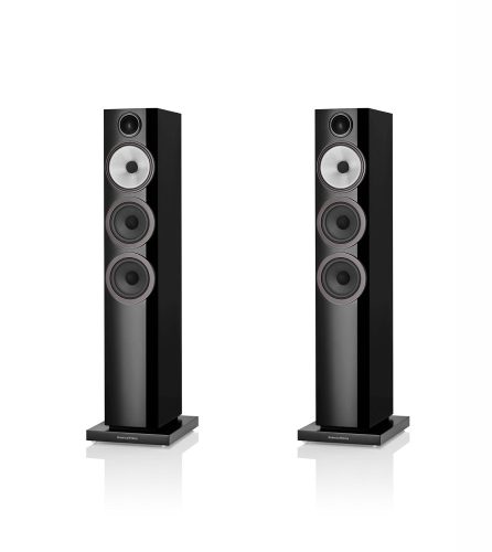 BOWERS & WILKINS 704 S3 ÁLLÓ HANGFAL PÁR - LAKK FEKETE