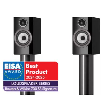BOWERS & WILKINS 707 S3 POLC HANGFAL PÁR - LAKK FEKETE