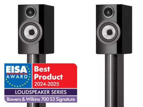 BOWERS & WILKINS 707 S3 POLC HANGFAL PÁR - LAKK FEKETE