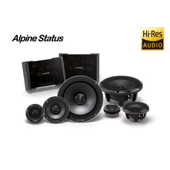   ALPINE HDZ-653 3 UTAS Alpine Status KOMPONENS HANGSZÓRÓ SZETT