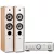 DENON PMA-600NE SZTEREÓ ERŐSÍTŐ + WILSON SIX HANGFAL SZETT - EZÜST-LIGHT OAK