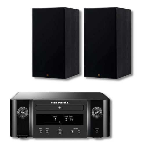 MARANTZ MCR612 MELODY X SZTEREO ERŐSÍTŐ + WILSON CLASSIC POLCSUGÁRZÓ - SZETT - FEKETE