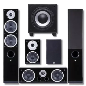 WILSON RAPTOR 5/MINI/VOCAL/SUB-9 5.1 HANGFAL SZETT - FEKETE