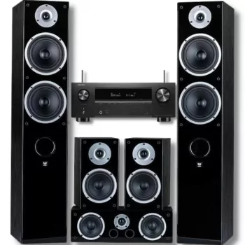   DENON AVR-X2800H + WILSON RAPTOR 7 (RAPTOR 7/1/VOCAL) HÁZIMOZI SZETT - FEKETE