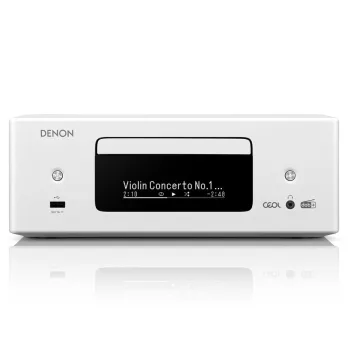 DENON RCD-N12 DAB WHITE HGL MIKROHIFI FEHÉR