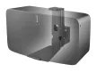 CAVUS WALL MOUNT FIVE (CMPH) Fali tartó konzol Sonos FIVE-hoz - vízszintes - FEKETE