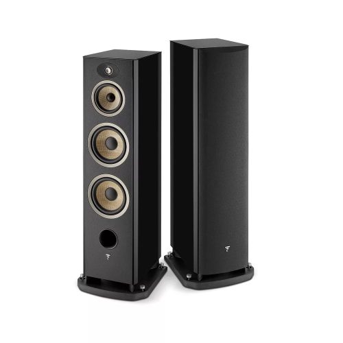 FOCAL ARIA EVO X N°4 BLACK HIGH GLOSS ÁLLÓ HANGFAL PÁR - LAKK FEKETE