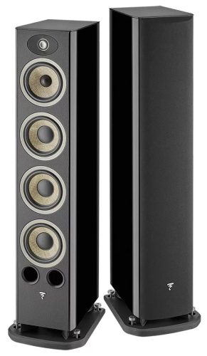 FOCAL ARIA EVO X N°3 BLACK HIGH GLOSS ÁLLÓ HANGFAL PÁR - LAKK FEKETE