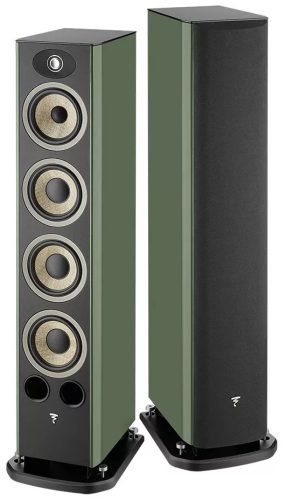 FOCAL ARIA EVO X N°3 MOSS GREEN HIGH GLOSS ÁLLÓ HANGFAL PÁR - LAKK ZÖLD
