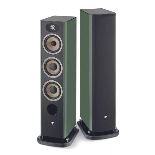FOCAL ARIA EVO X N°2 MOSS GREEN HIGH GLOSS ÁLLÓ HANGFAL PÁR - LAKK ZÖLD