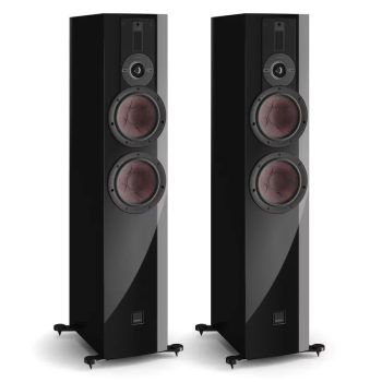 DALI RUBIKORE 6 ÁLLÓ HANGFAL PÁR - LAKK FEKETE