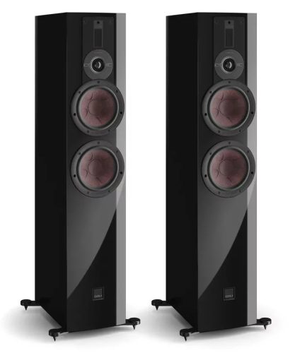 DALI RUBIKORE 6 ÁLLÓ HANGFAL PÁR - LAKK FEKETE