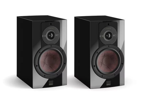 DALI RUBIKORE 2 POLC HANGFAL PÁR - LAKK FEKETE