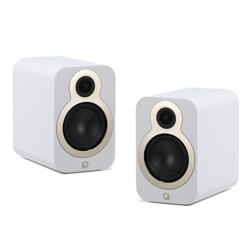 Q ACOUSTICS QA 3010c SATIN WHITE POLCSUGÁRZÓ HANGFAL (PÁR), FEHÉR