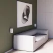 CAVUS WALL MOUNT SLIM ERA 100 ULTRA VÉKONY FALI TARTÓ - FEHÉR