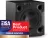DALI SUB V-16 F BLACK AKTÍV MÉLYSUGÁRZÓ SUBWOOFER - FEKETE
