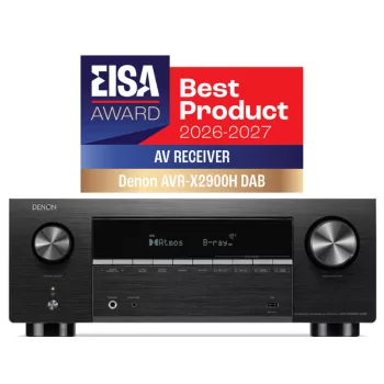   DENON AVR-X2900H DAB 7.2 8K HÁZIMOZI ERŐSÍTŐ EISA DÍJ - FEKETE