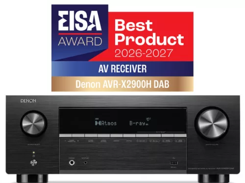 DENON AVR-X2900H DAB 7.2 8K HÁZIMOZI ERŐSÍTŐ EISA DÍJ - FEKETE
