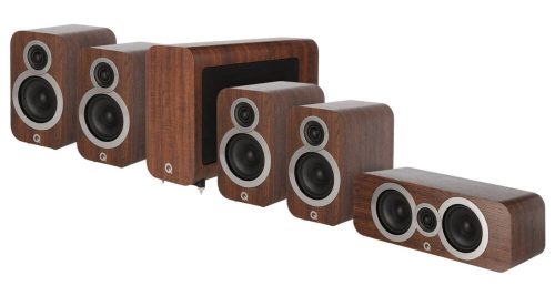 Q ACOUSTICS QA3010i/3010i/3090Ci/3060Si WALNUT CINEMA PACK