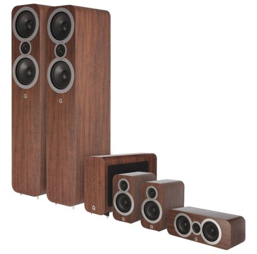 Q ACOUSTICS QA3050i WALNUT 5.1 HANGSUGÁRZÓ SZETT 3050i+3010i+3090Ci+3060Si