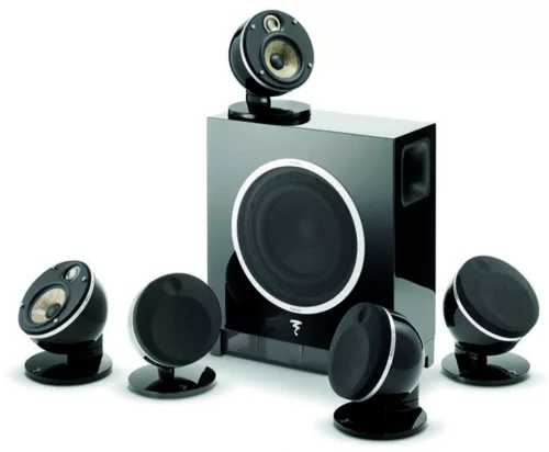 FOCAL DOME FLAX 5.1 (SUB AIR) DIAMOND HANGSUGÁRZÓ RENDSZER - FEKERE