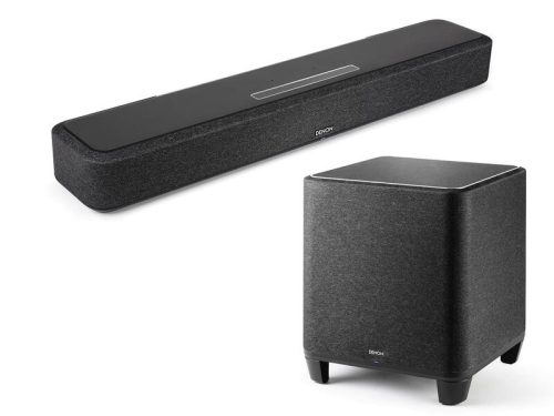 DENON HOME SOUND BAR 550 + HOME SUBWOOFER HÁZIMOZI HANGFAL SZETT - FEKETE